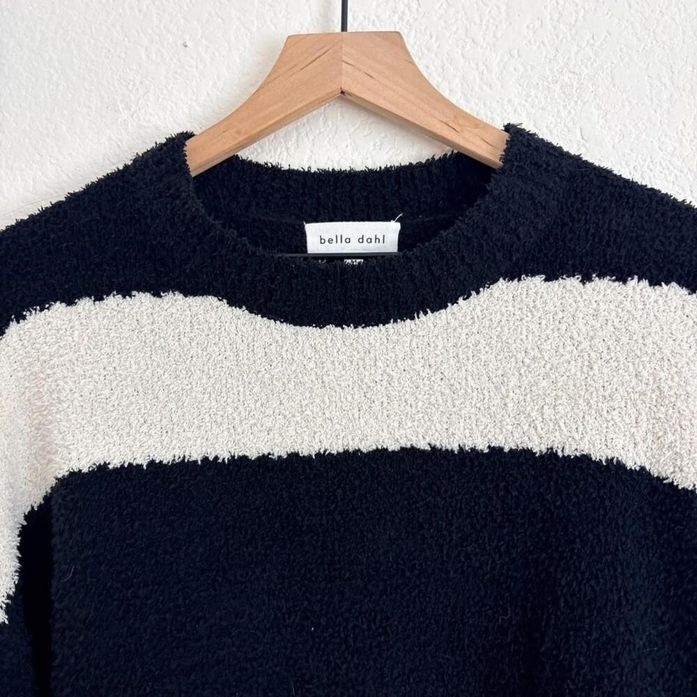 Bella Dahl Women's Black and Cream Jumper - Picture 2 of 5